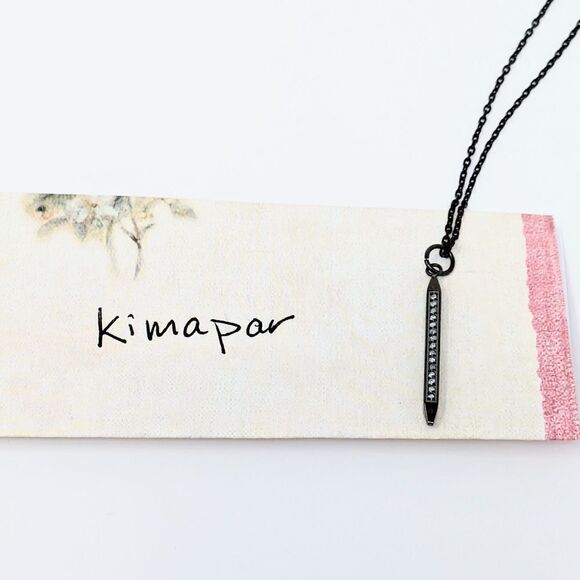 Adornia Champagne Genuine Diamond Spike Pendant Necklace 0.10 ctw - Picture 5 of 8